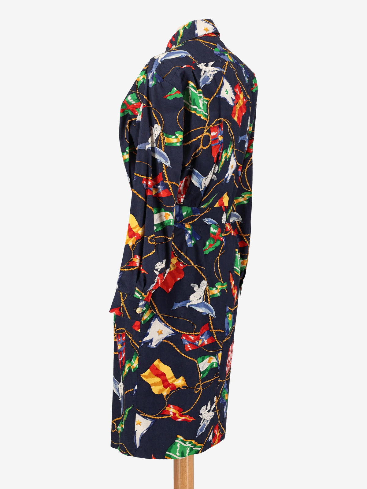 Abito midi a fantasia Hermès