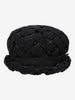 Vintage 1960s Midnight Black Woven Straw Pillbox Hat BR004746  Vintage 