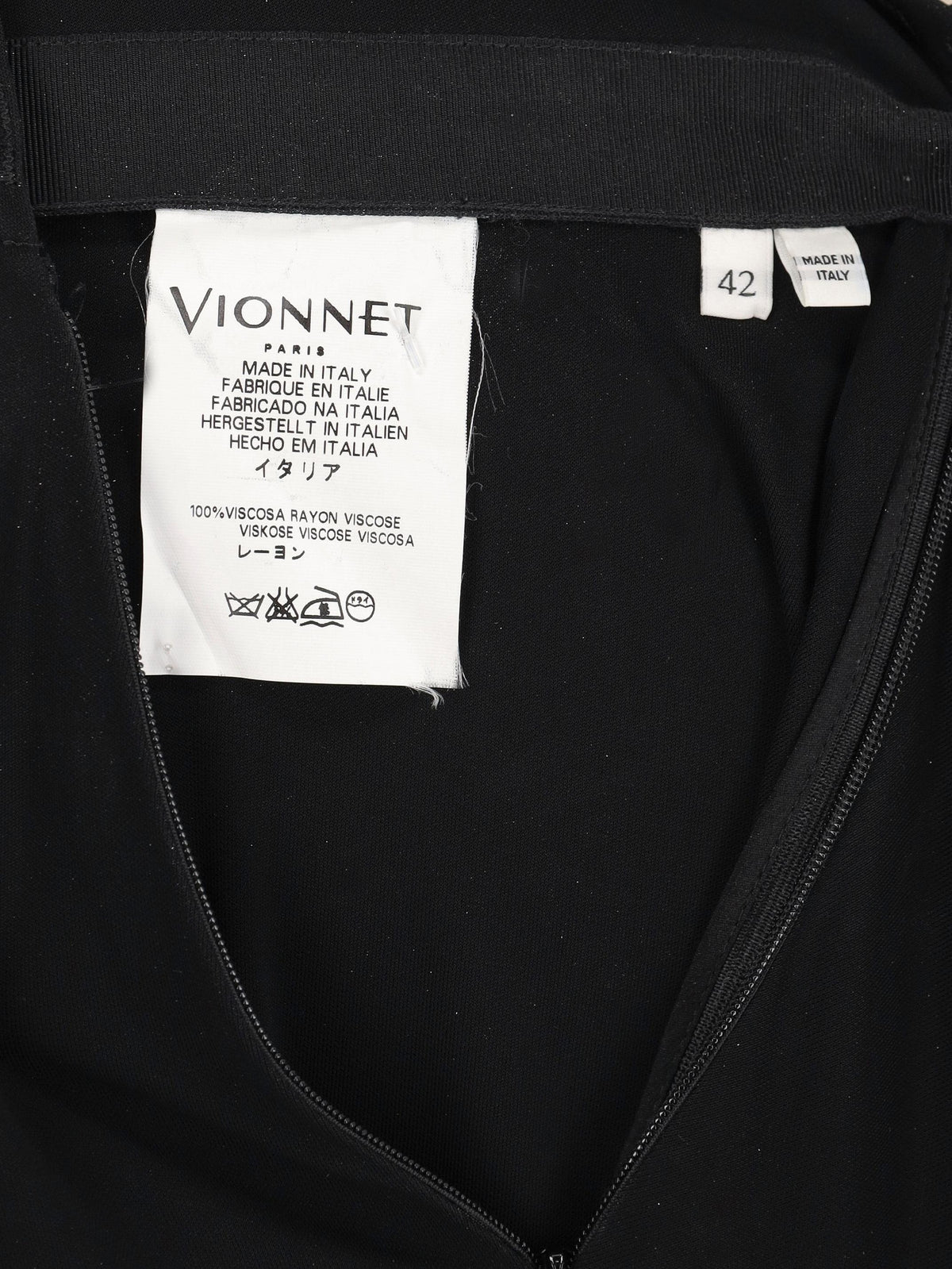 Vionnet Draped Black Dress WCV30052025.15  Vionnet 