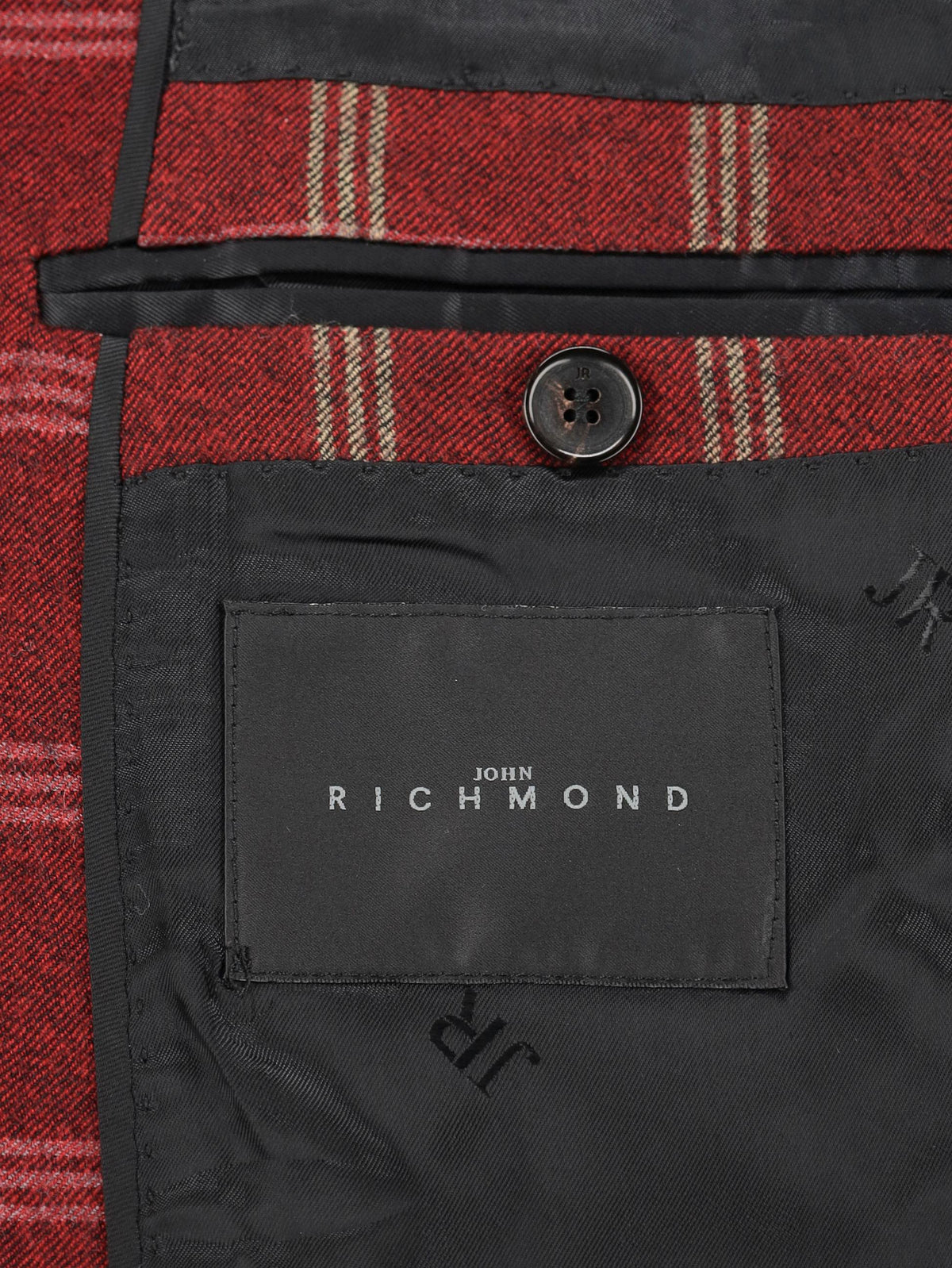 Richmond Checked Blazer WCV250809.04  John Richmond 