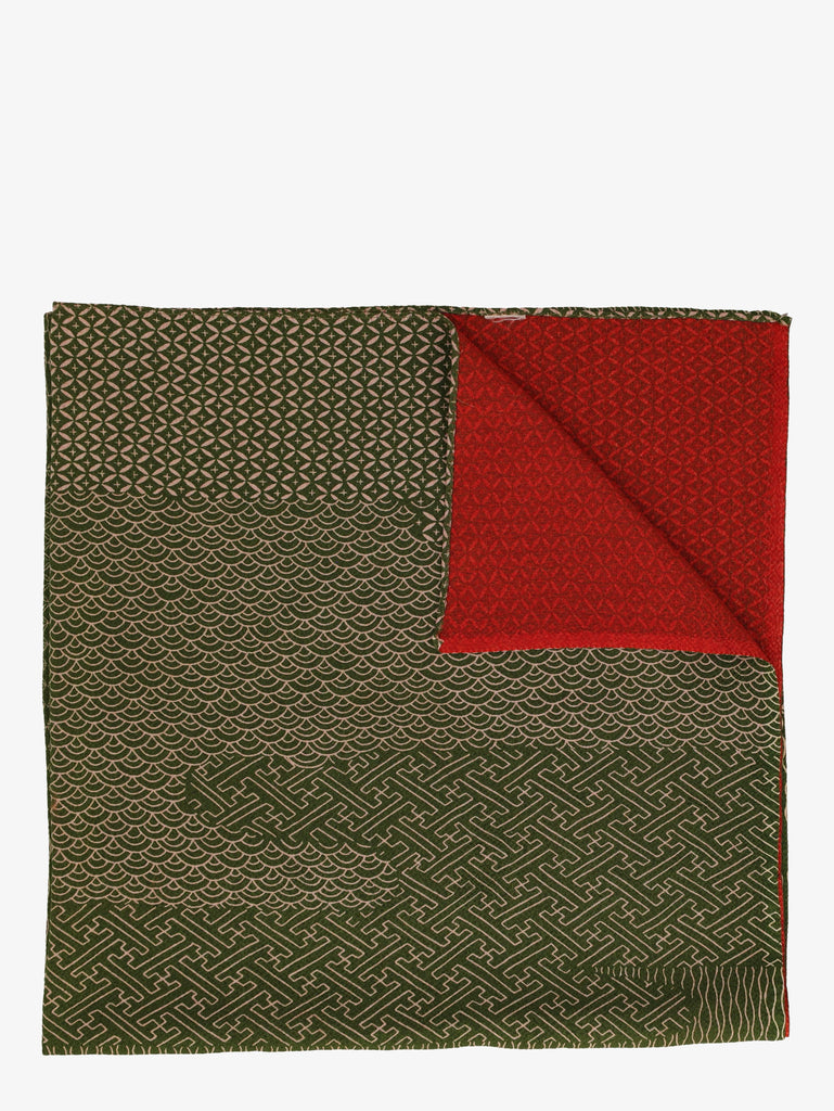 Vintage Oriental Silk Foulard