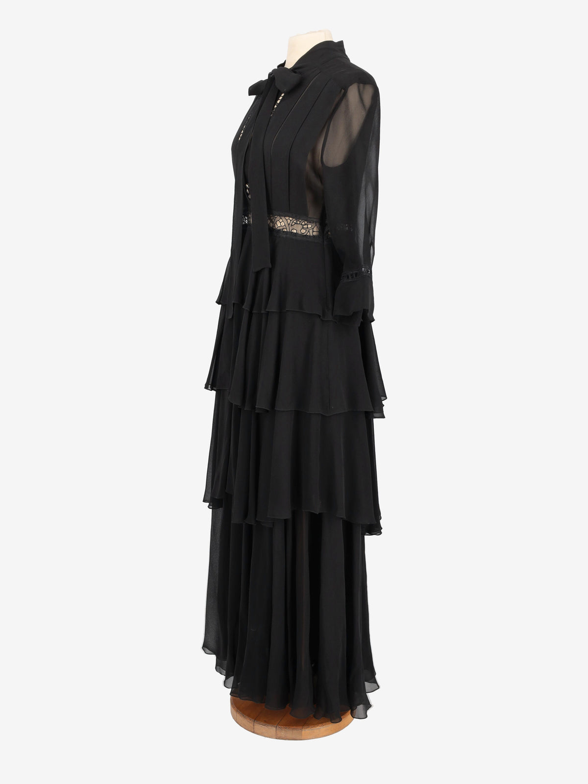 Ermanno Scervino Flounced Silk Dress WCV30052025.11  Ermanno Scervino 