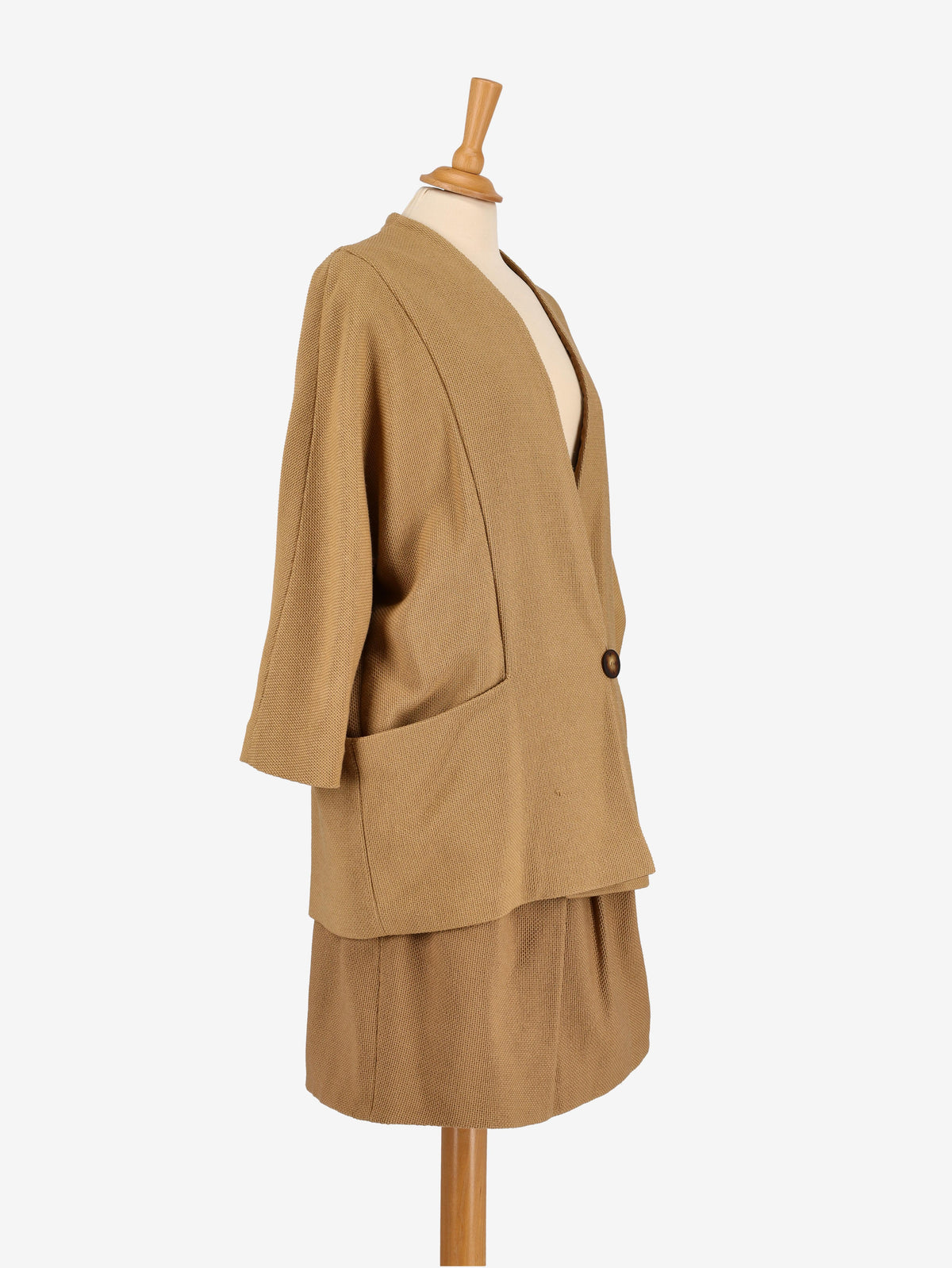 Agnona Beige Cotton Suit WCV241010121  Agnona 