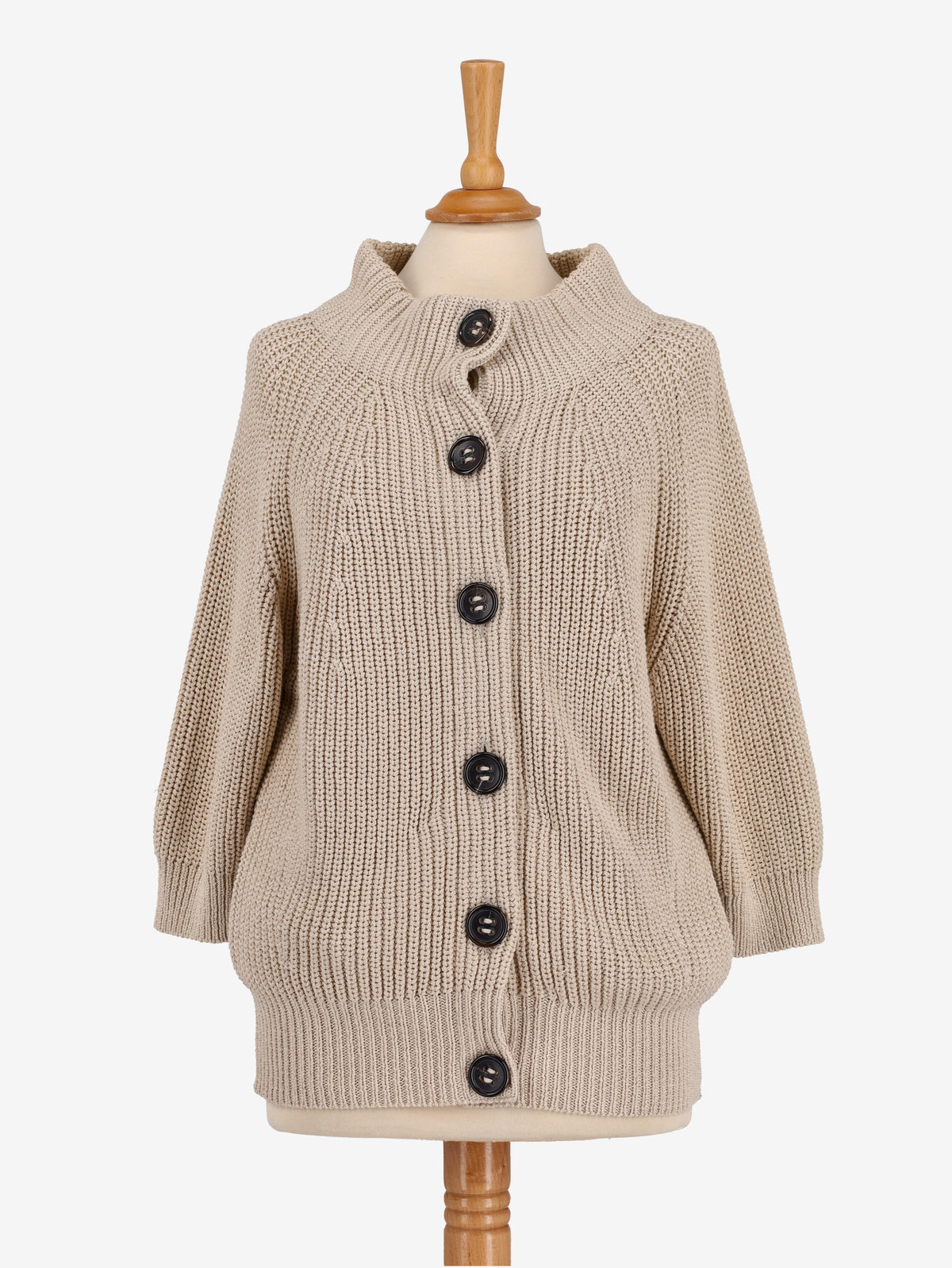 Agnona Buttoned Knitted Sweater