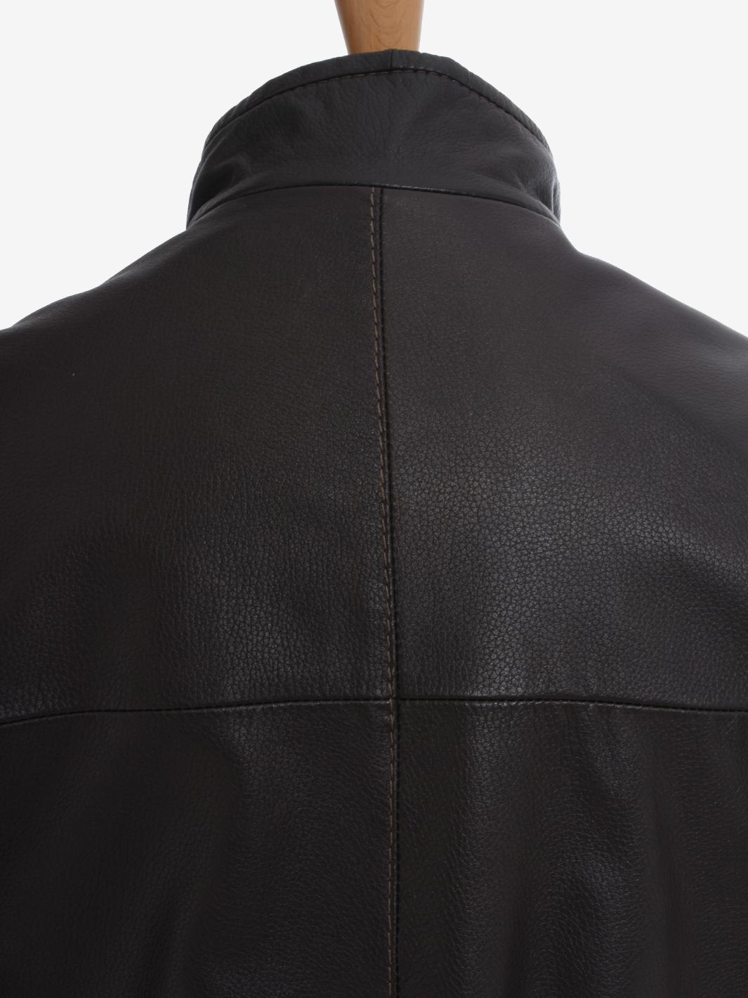 Cappotto vintage reversibile in pelle