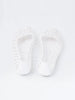 2010 American Apparel white open toe rubber ballet flats W22051940  American Apparel 