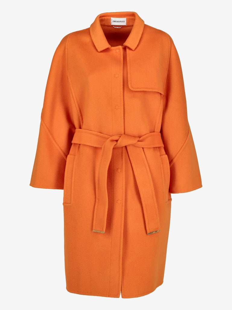 Emilio Pucci Belted Wool Coat CVM26.6.116  Emilio Pucci 