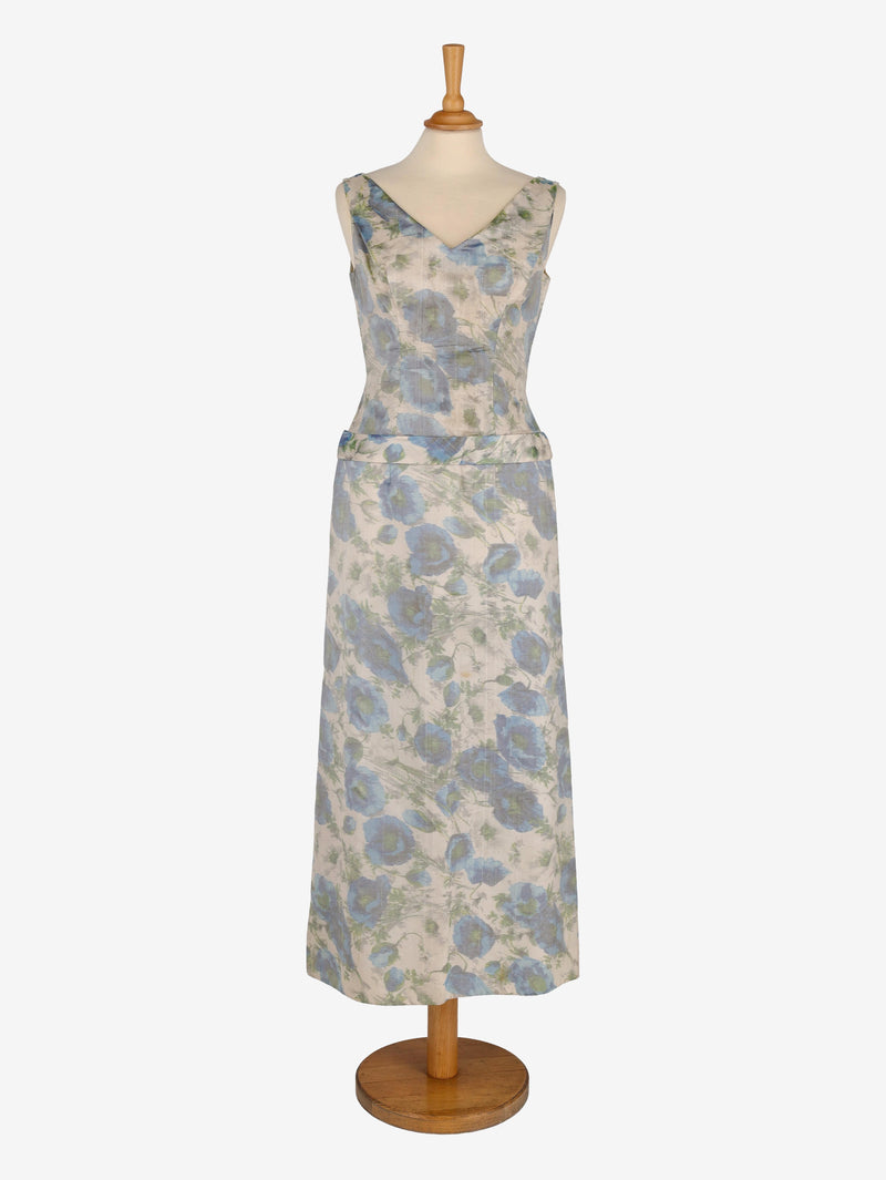 Vintage Flower Patterned Dress - 60s 20082024.9  Vintage 