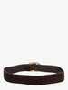 Gucci Chocolate Suede Buckle Belt WCV13032025.52.1  Gucci 