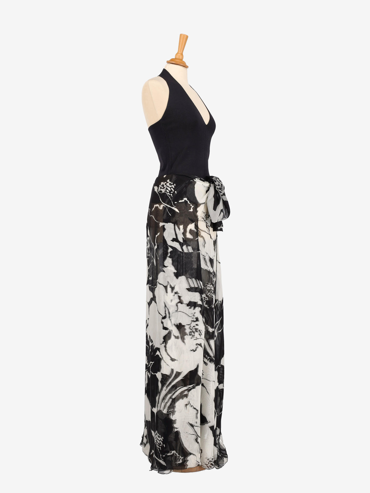 Gonna e top in seta Valentino