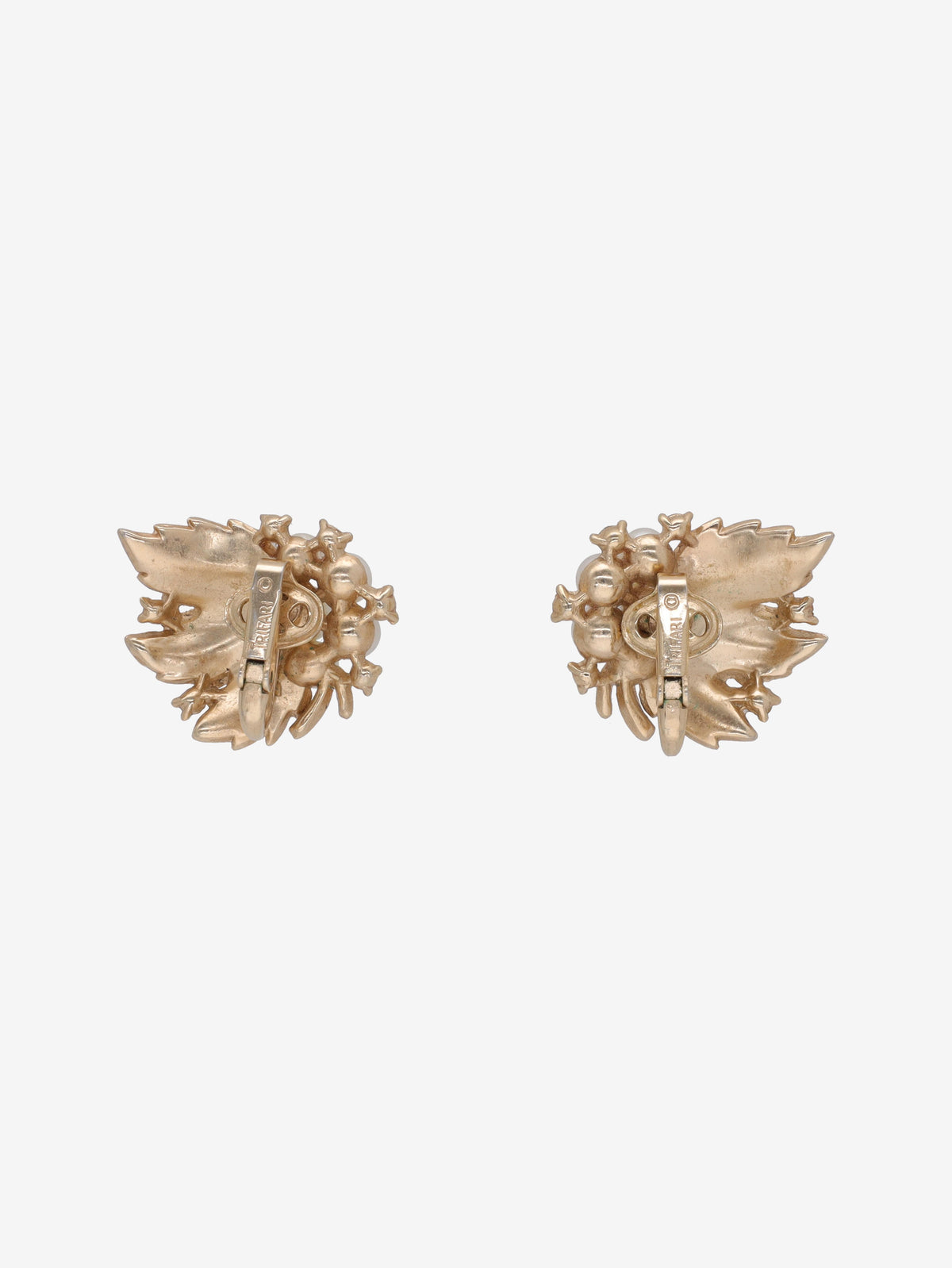 Trifari Leaf Earrings WCV13032025.49  Trifari 