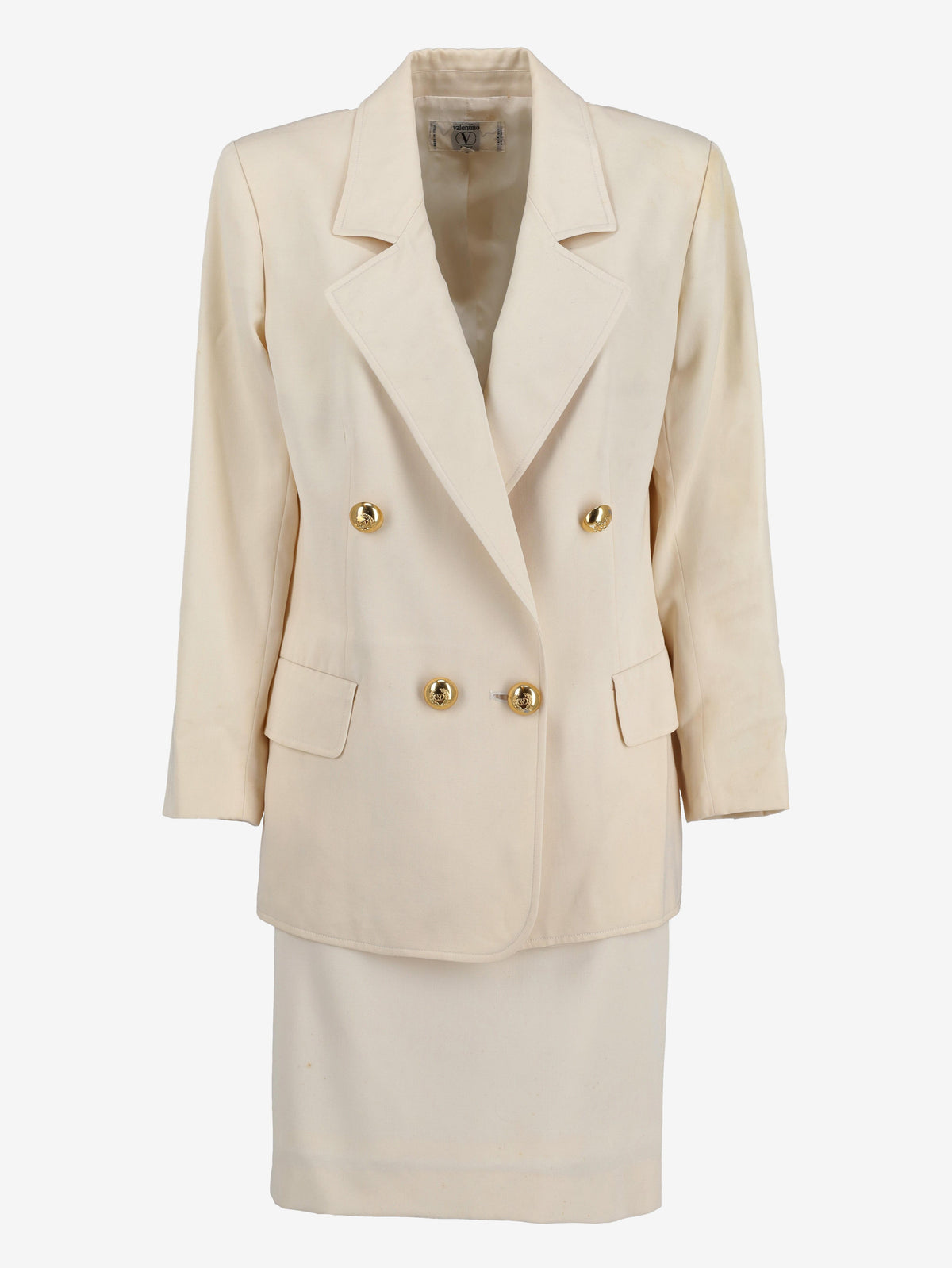 Valentino White Suit W24121252  Valentino 
