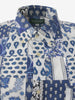 Souleiado Vintage Blue Patchwork Shirt WCV241010277  Souleiado 