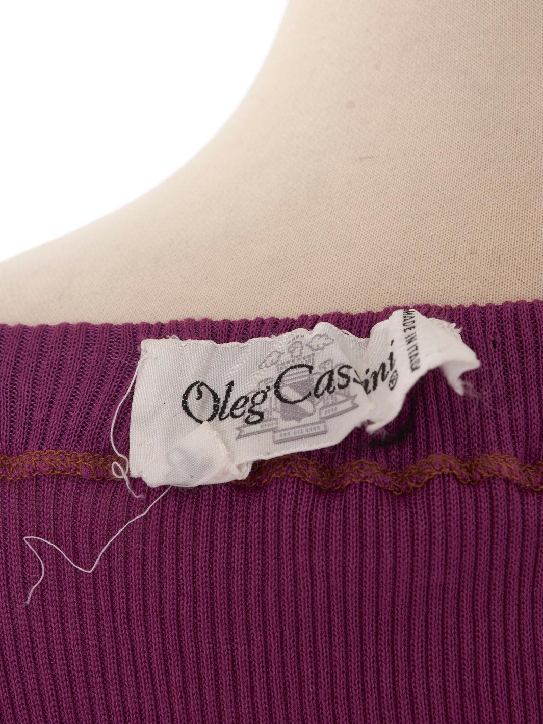 Oleg Cassini 罗纹针织套装