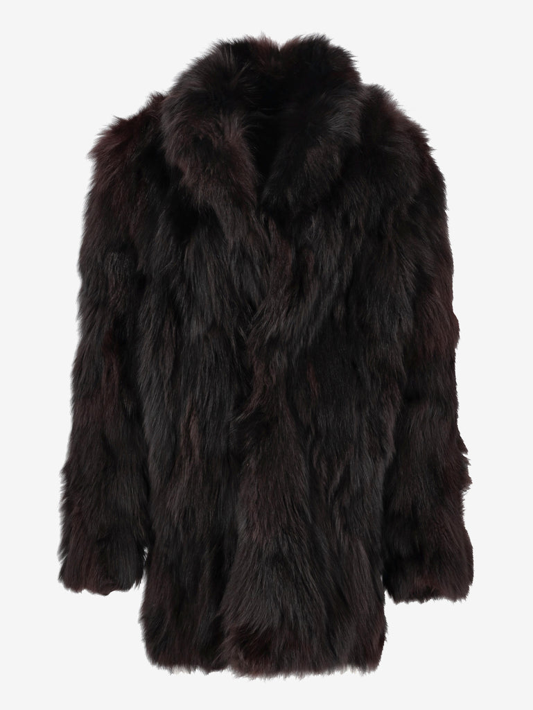 Versace Couture Fox Hair Coat WCV250829  Versace 