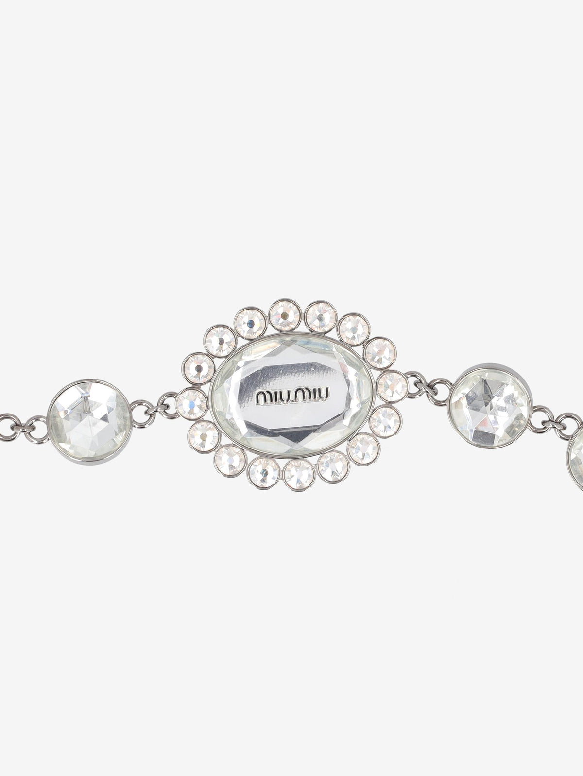 Miu Miu Oversized Crystal Statement Choker W13426.140  Miu Miu 