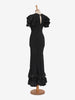 Vintage ruffle taffetà dress - '36s AR003  Vintage 