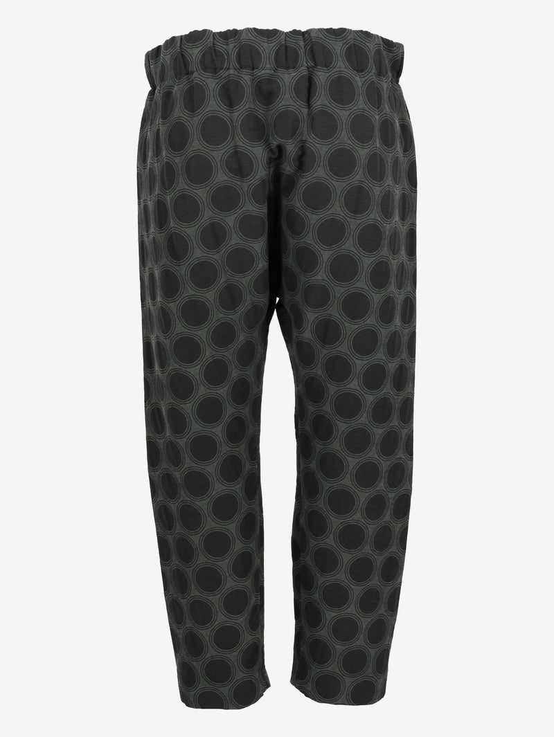 Marni Cotton Trousers with Circle Pattern MR040625.21  Marni 