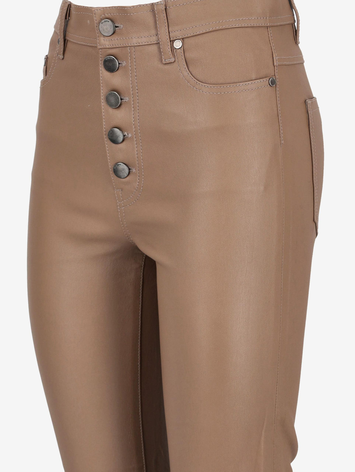Vintage Straight-Leg Leather Pants W7426.56  Vintage 