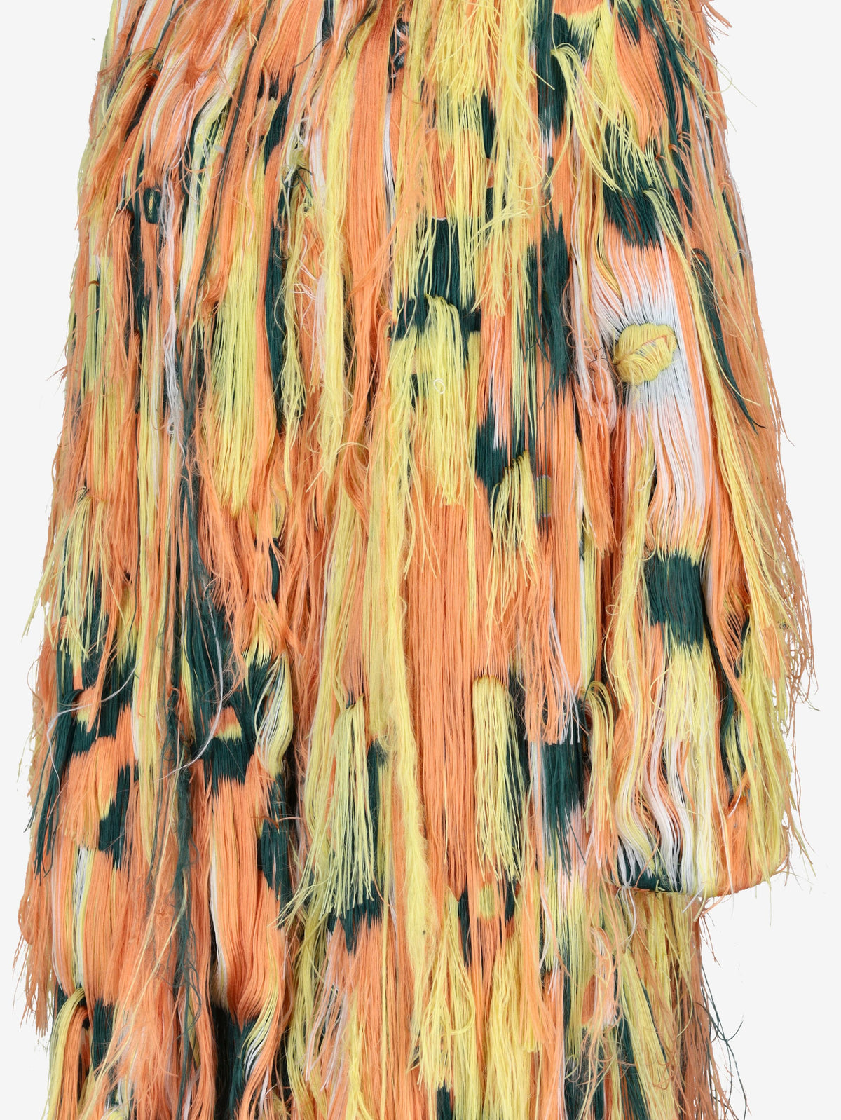 Emilio Pucci Multicolor Fringe Brocade Coat CVM26.6.75  Emilio Pucci 