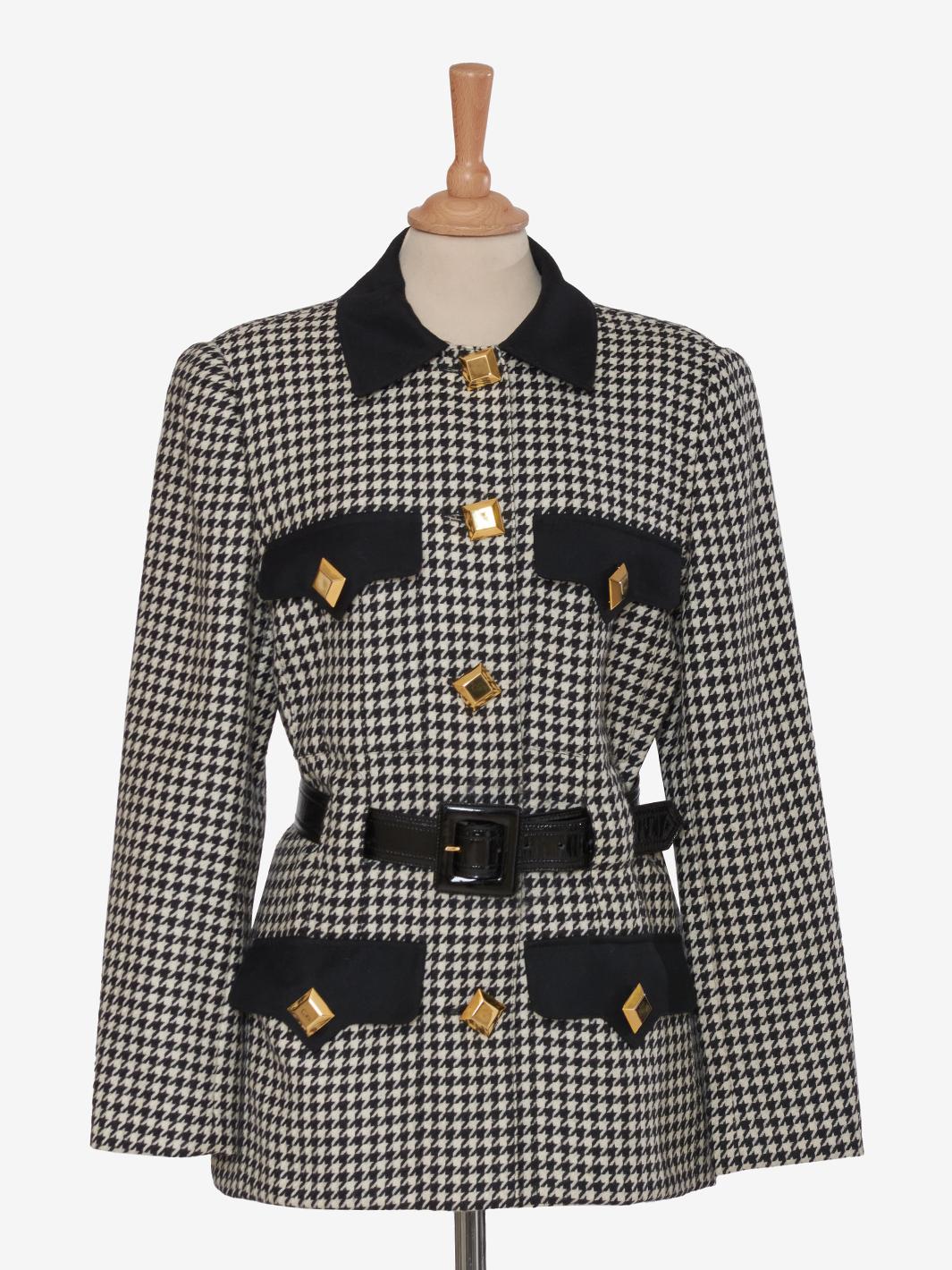 Genny Houndstooth Wool Suit E1001211  Genny 