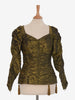 Top in seta drappeggiato di Lolita Lempicka