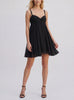 Fendi Black Pleated Babydoll Mini Dress W27526.18  Fendi 