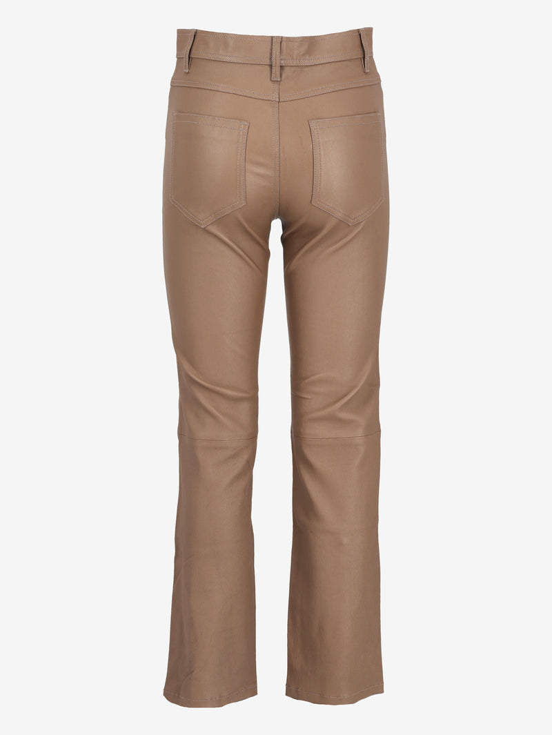 Vintage Straight-Leg Leather Pants W7426.56  Vintage 