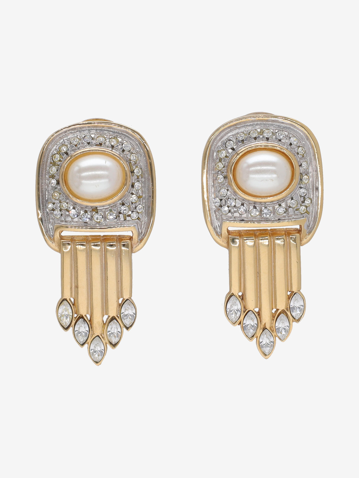 Bozart Pearl Pendant Earrings W22040617  Bozart 