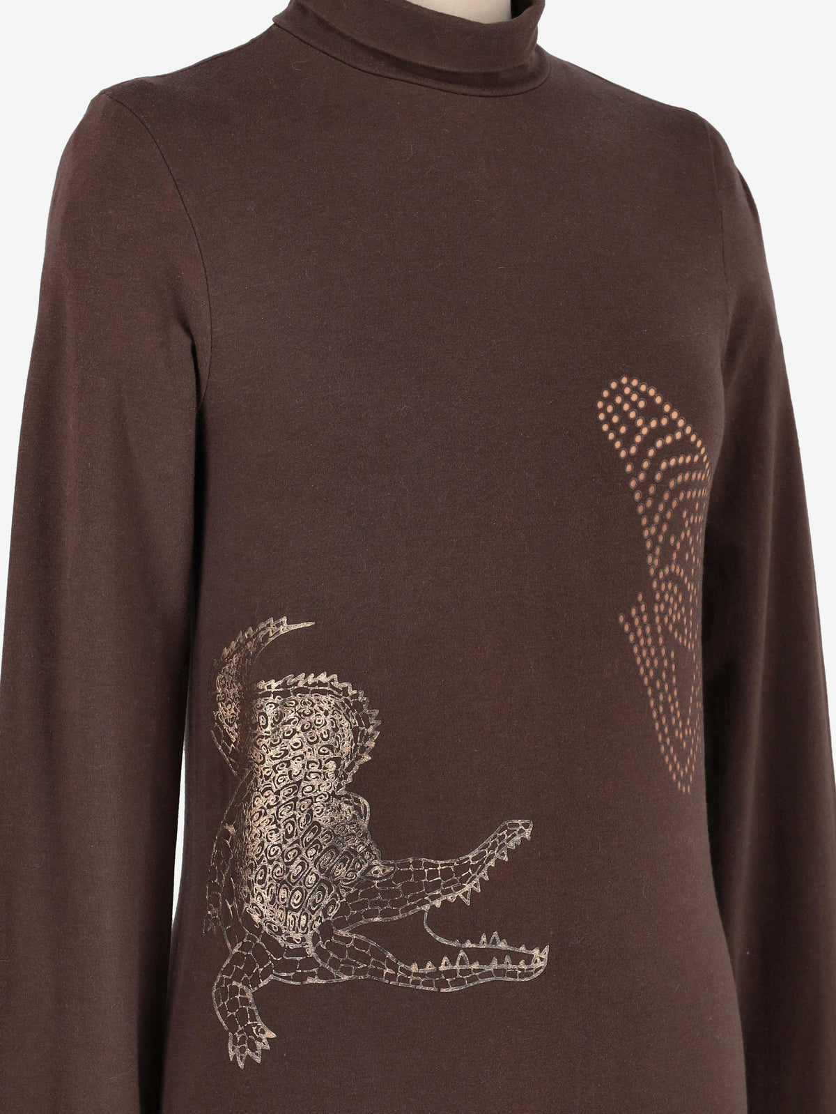Just Cavalli Turtle Neck Animals Print Shirt W24121253.3  Just Cavalli 
