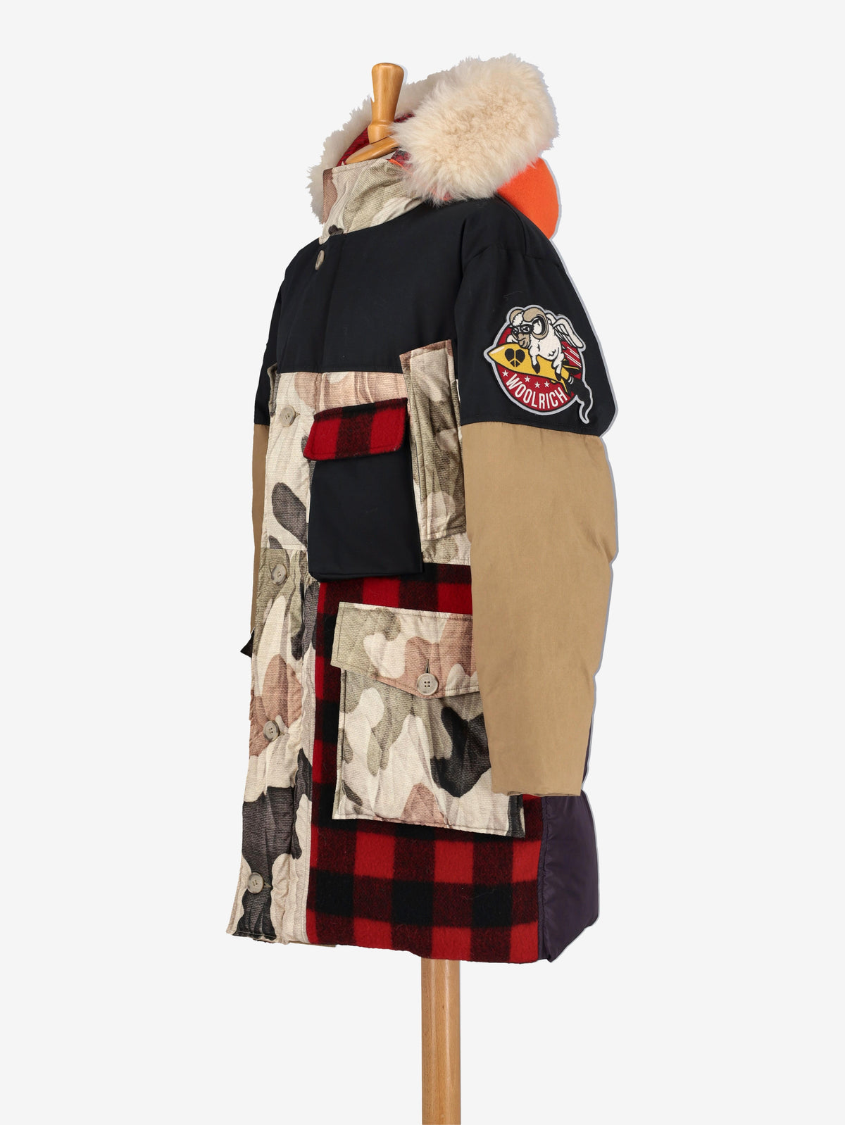 Woolrich Patchwork Coat WCV250860  Woolrich 