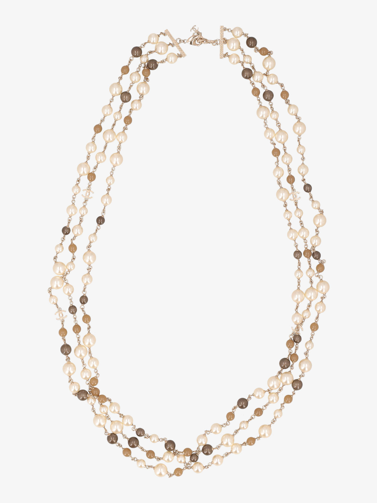 Chanel Multicolour Pearls Necklace