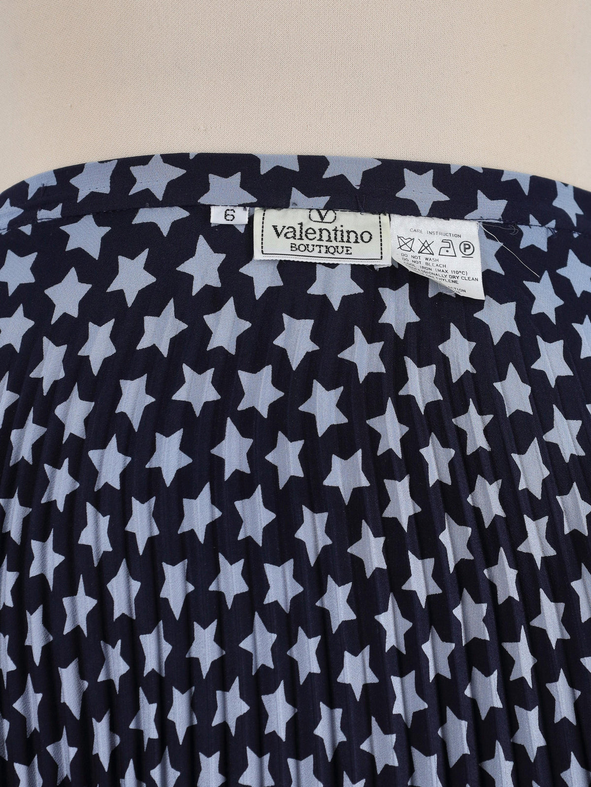 Valentino 褶皱半身裙
