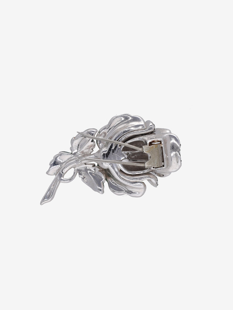 Vintage Rose-Inspired Crystal Brooch WCV13032025.48.17  Vintage 