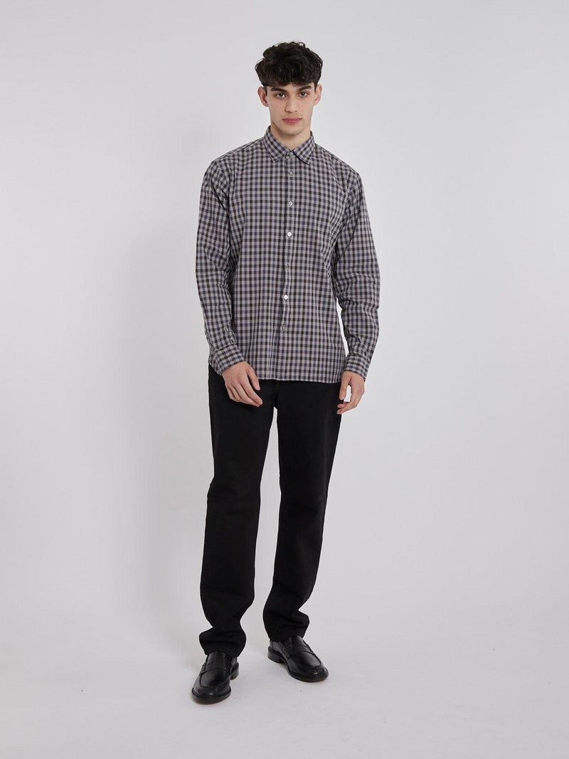 Aquascutum 1990s long-sleeved cotton plaid shirt W22032403  Aquascutum 