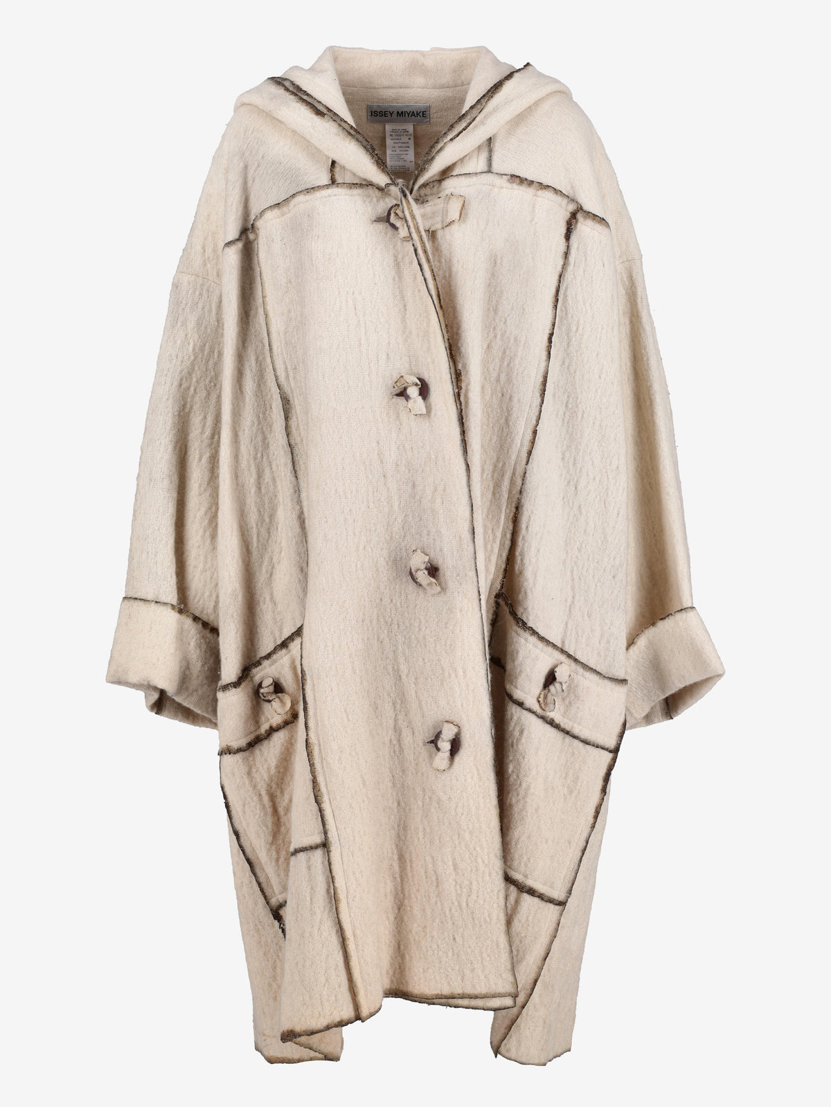 Issey Miyake Wool Overcoat DM10043128  Miyake 