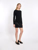 Black satin Istante miniskirt from the 1990s W2203174  Istante 