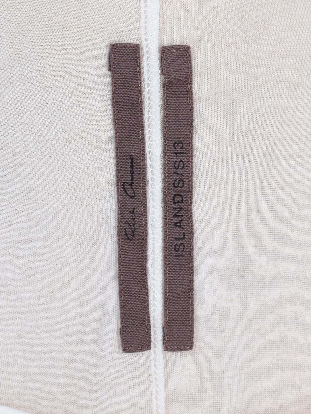 Rick Owens Forever Basic Rib Tank in White Cotton RM290925.24  Rick Owens 