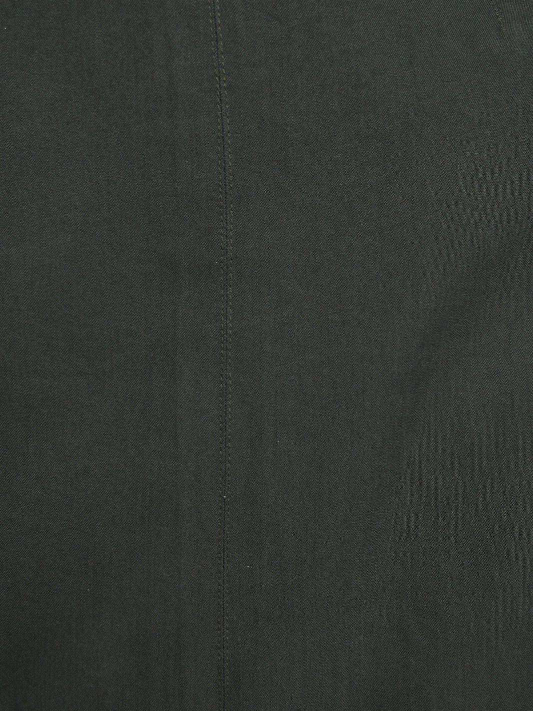 1990s Jean Paul Gaultier dark green miniskirt with colourful lining MZ1902503  Jean Paul Gaultier 