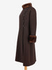 Vintage Coat With Mink Details