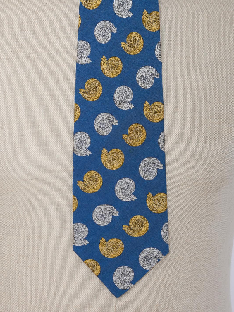 Fornasetti Silk Tie with Heart Print W23092202  Fornasetti 