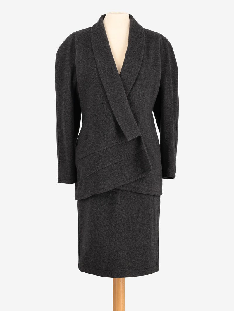 Versace Grey Wool Suit W24121244  Versace 