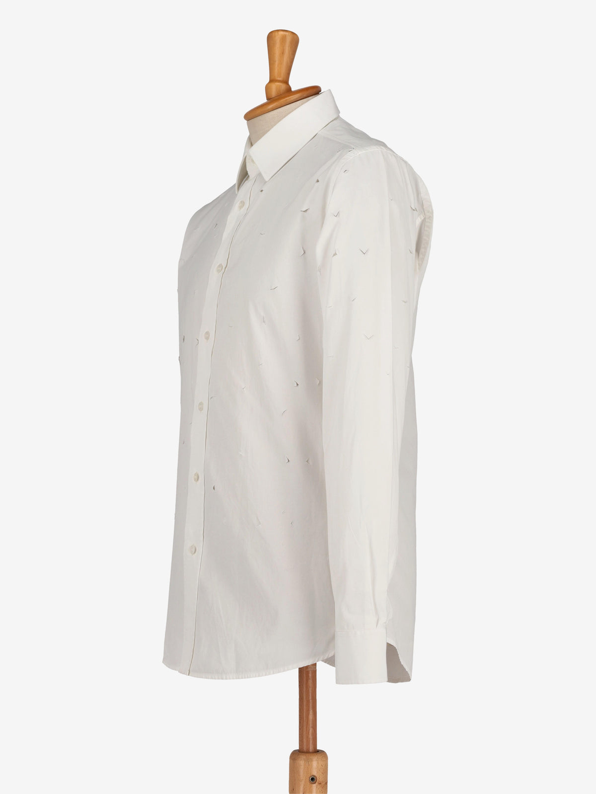 Yves Saint Laurent White Cotton Shirt WCV250825.05  Yves Saint Laurent 