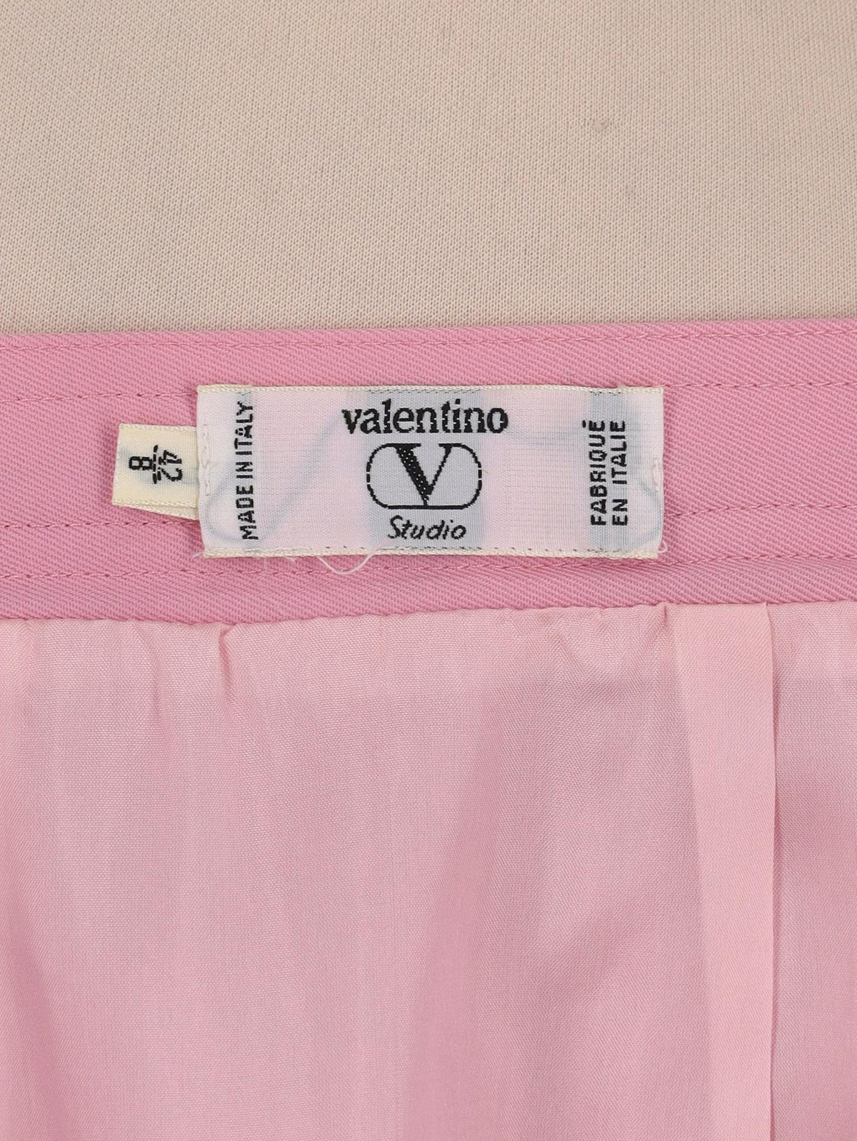 Valentino Pink Midi Skirt MR120725.51  Valentino Miss V 