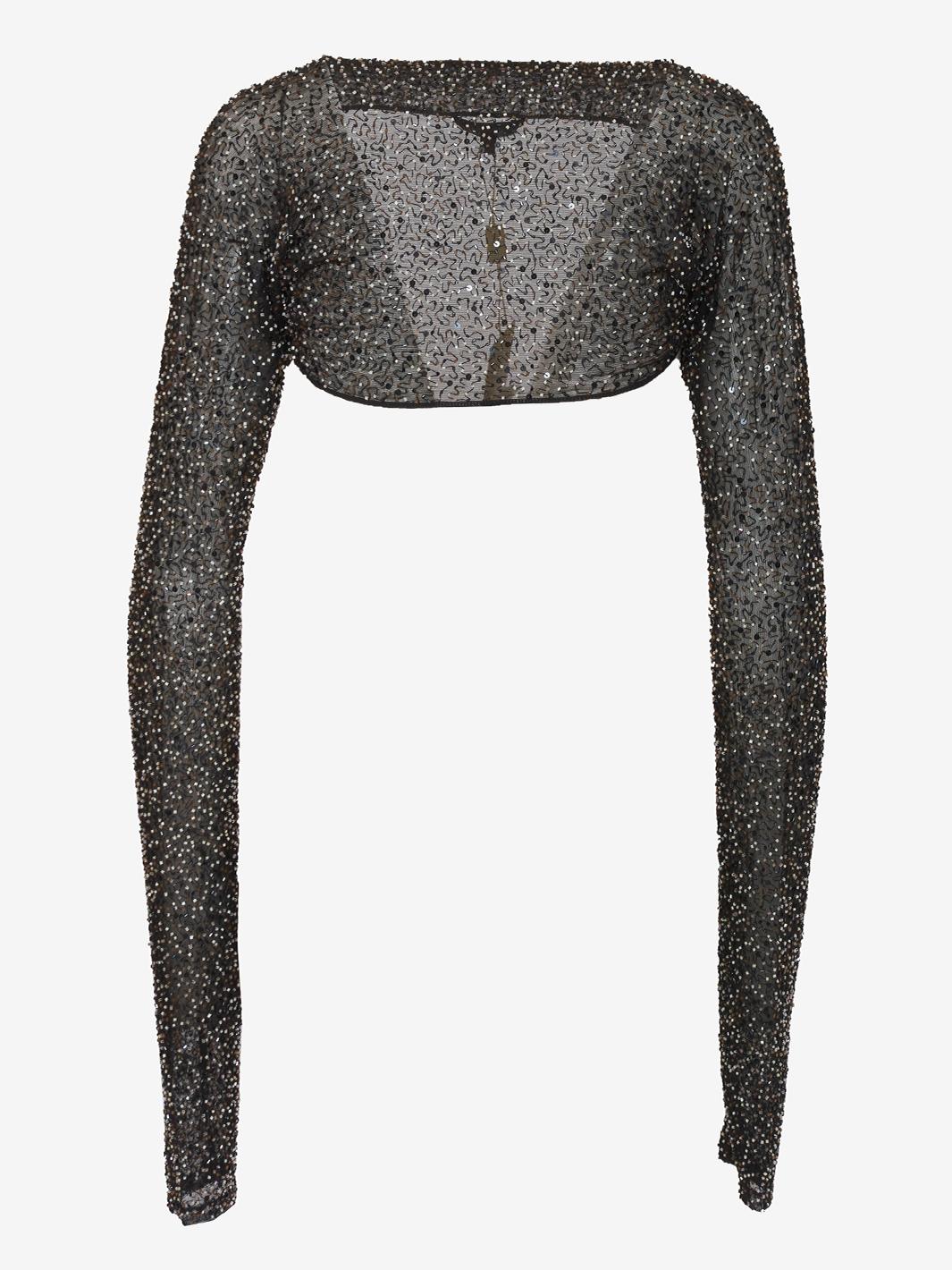 Krizia Shoulder Covers with appliqués