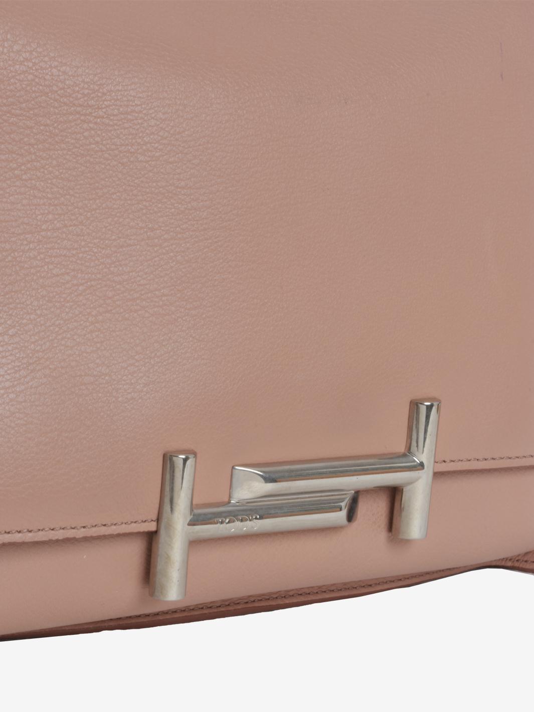 Tod's Leather Handbag With Adjustable Shoulder Strap