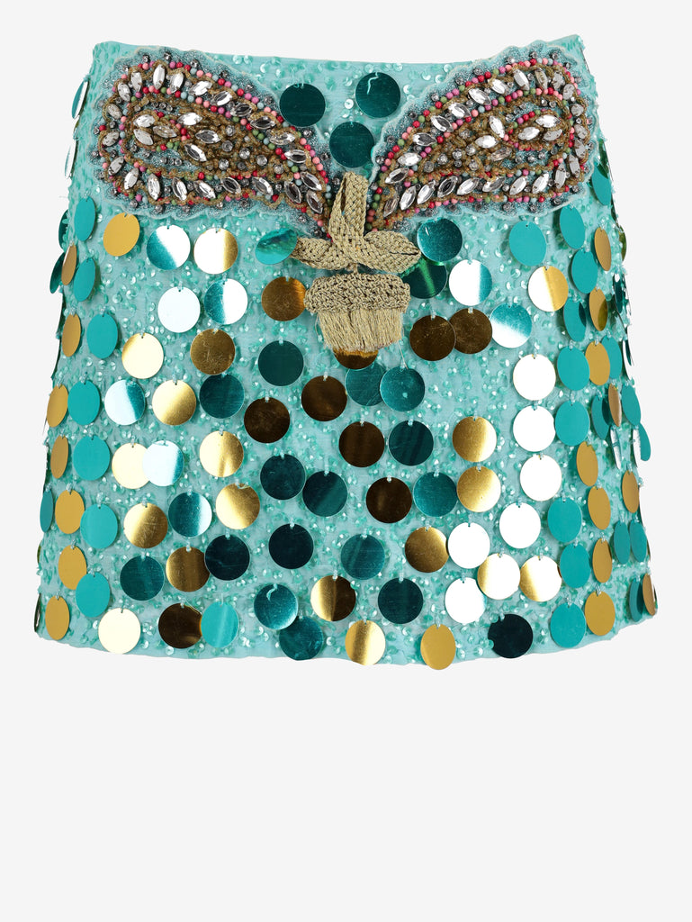 Vintage Sequined Miniskirt