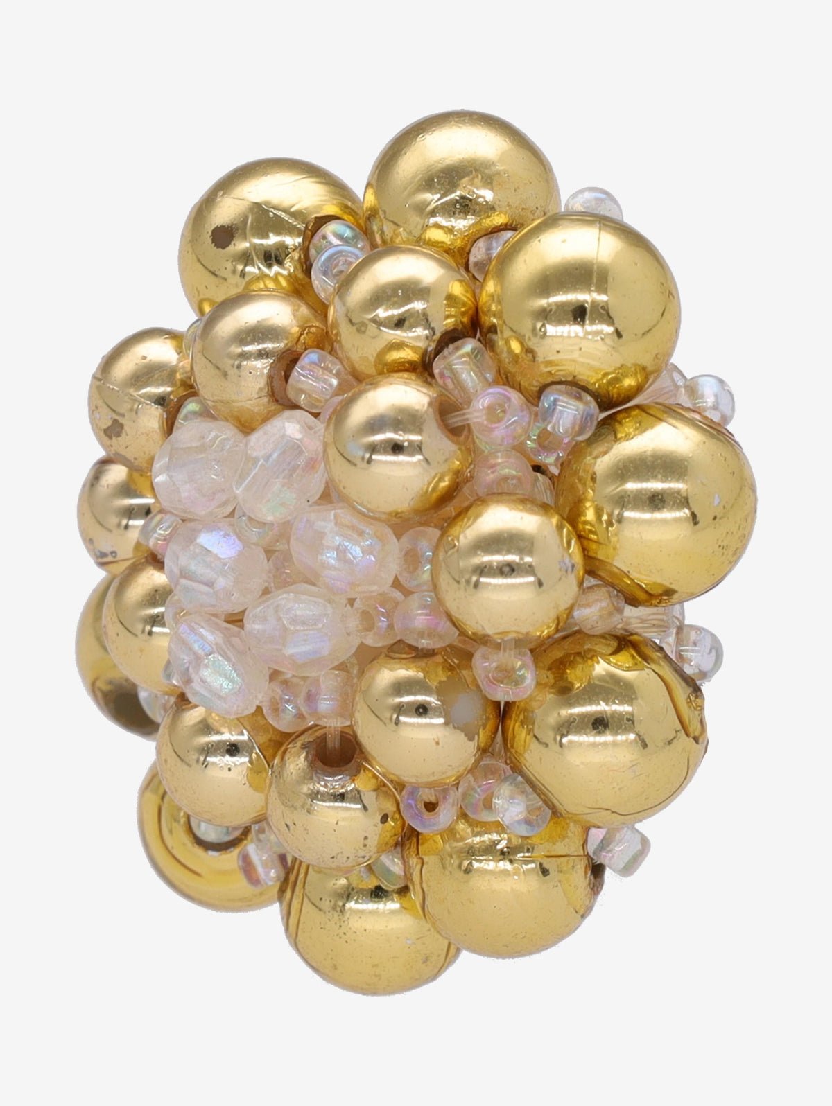 Vintage Gold Beaded Earrings