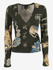 Just Cavalli Oriental Print Shirt W24121253.7  Just Cavalli 