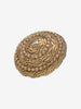 Vintage Textured Button Clip-On Earrings W13426.53  Vintage 